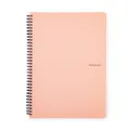 Zwillingsdrahtblock A4 PP PASTELINI apricot